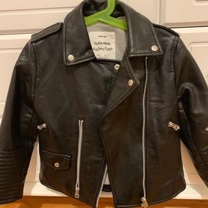 Biker leather jacket
